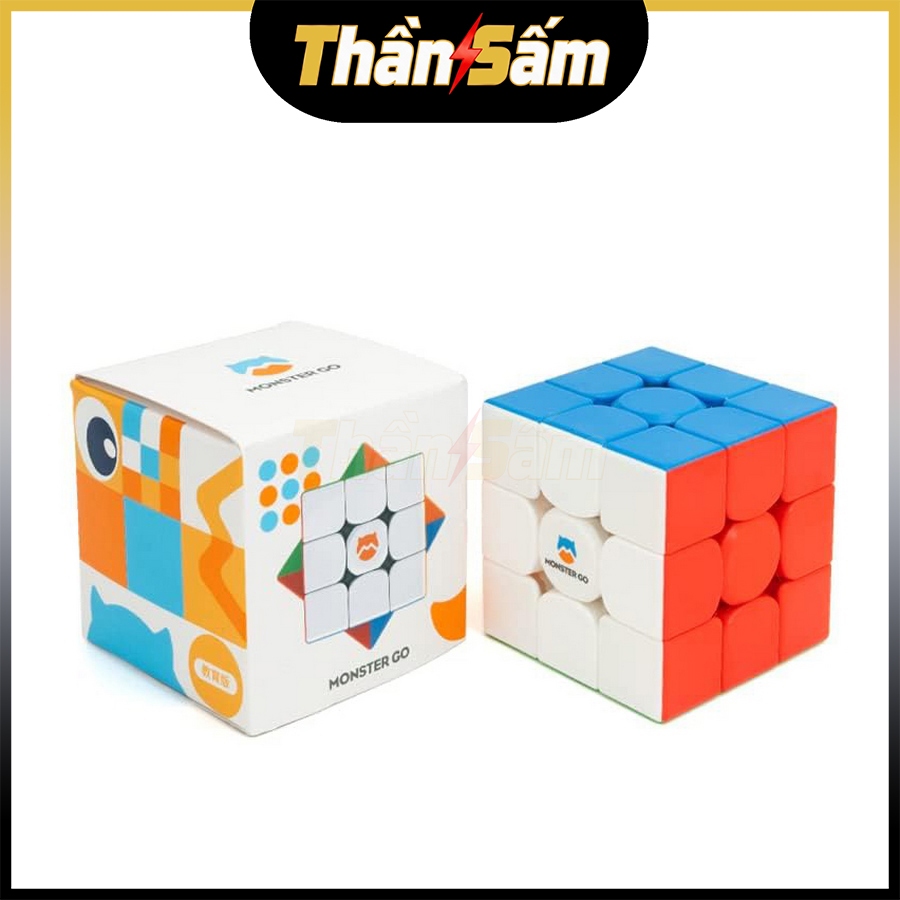 Rubik 3x3 Gan MonsterGo 3x3 M EDU Rubic Gan Monster Go 3 Tầng 3x3x3 Đồ Chơi Trí Tuệ Trẻ Em