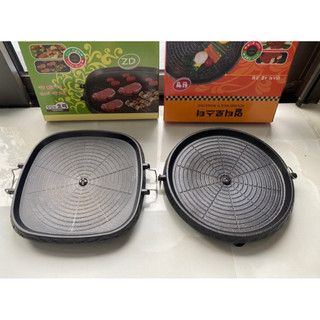 Chảo nướng thịt BBQ có lỗ thoát dầu size 32cm mặt đá chống dính cao cấp