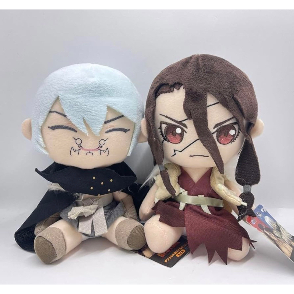 [có sẵn]Dr Stone Plush Doll Nui Mascot Hyoga Taito Vol.2 Shonen Jump Dr.Stone Deformated