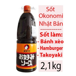 Nước sốt okonomi otafuku 2,1kg - sốt làm bánh xèo nhật bản + takoyaki