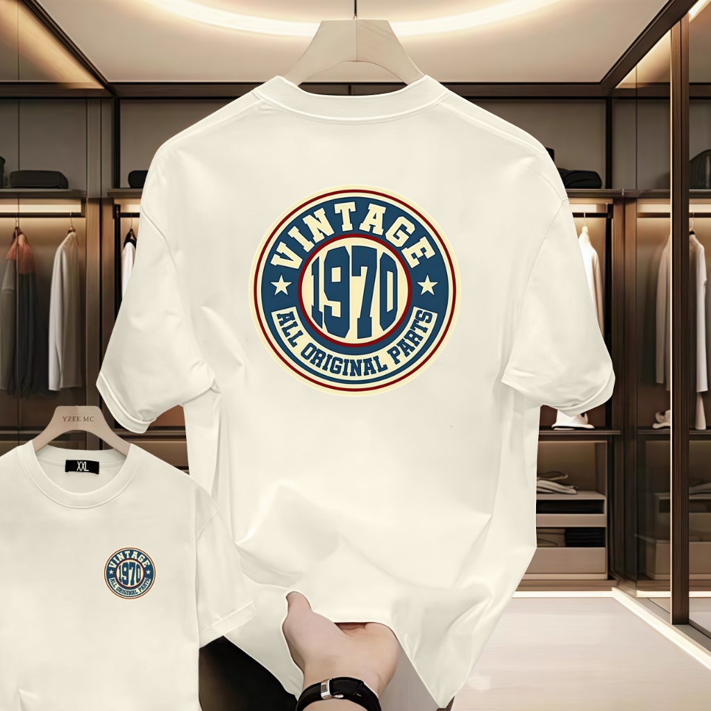 Vintage huyền thoại sinh nhật T-shirt Ay Ipinanganak Noong 1970 Casual T-shirt cho nam giới