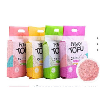 Cát đậu nành PETPETCAT cho mèo túi 6L ~ 2.2Kg, Cát vệ sinh cho mèo, hamster hữu cơ làm từ bã đậu nành, xả được bồn cầu
