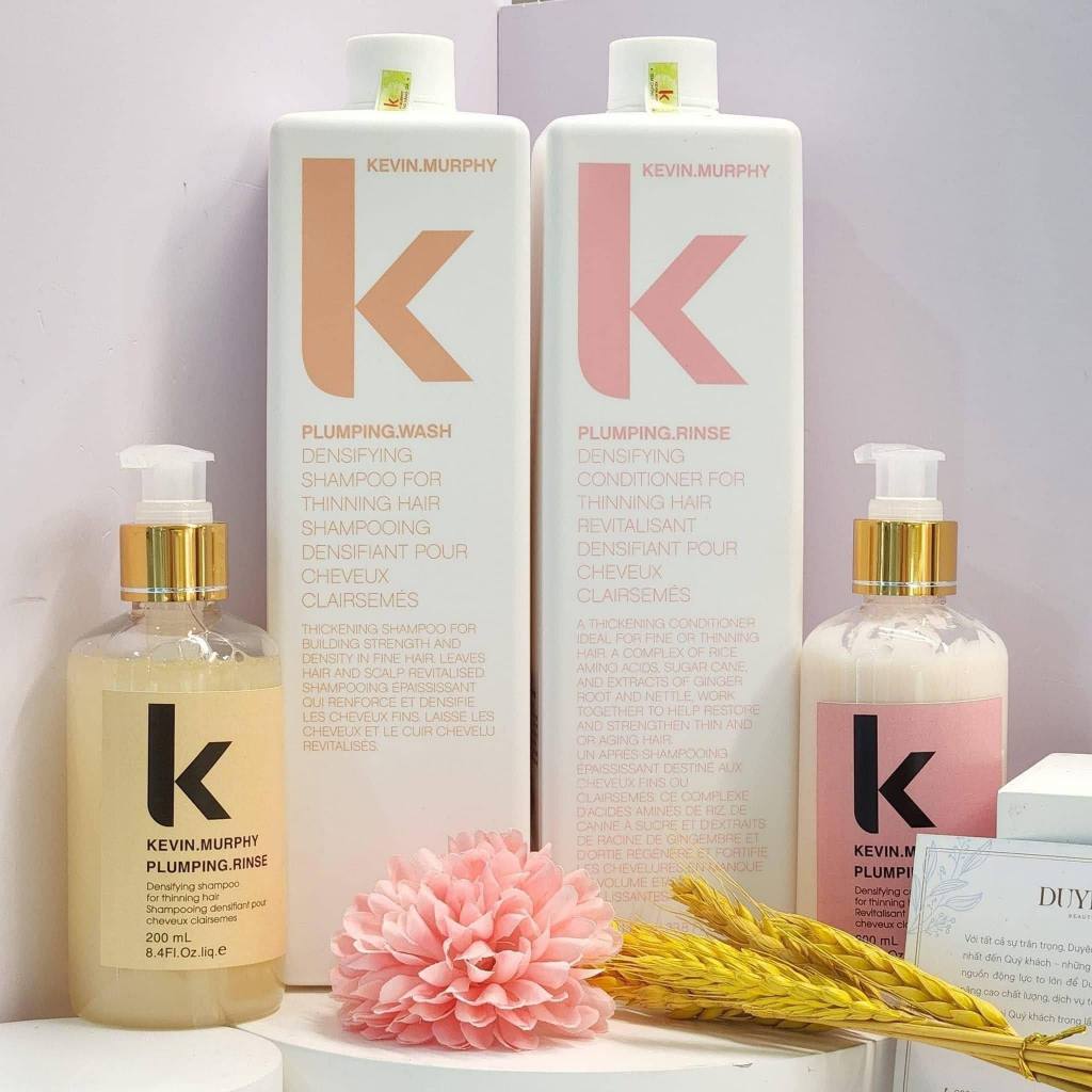 Dầu Gội và dầu xả Làm Dày Tóc, giảm rụng Kevin Murphy Plumping 1000ml