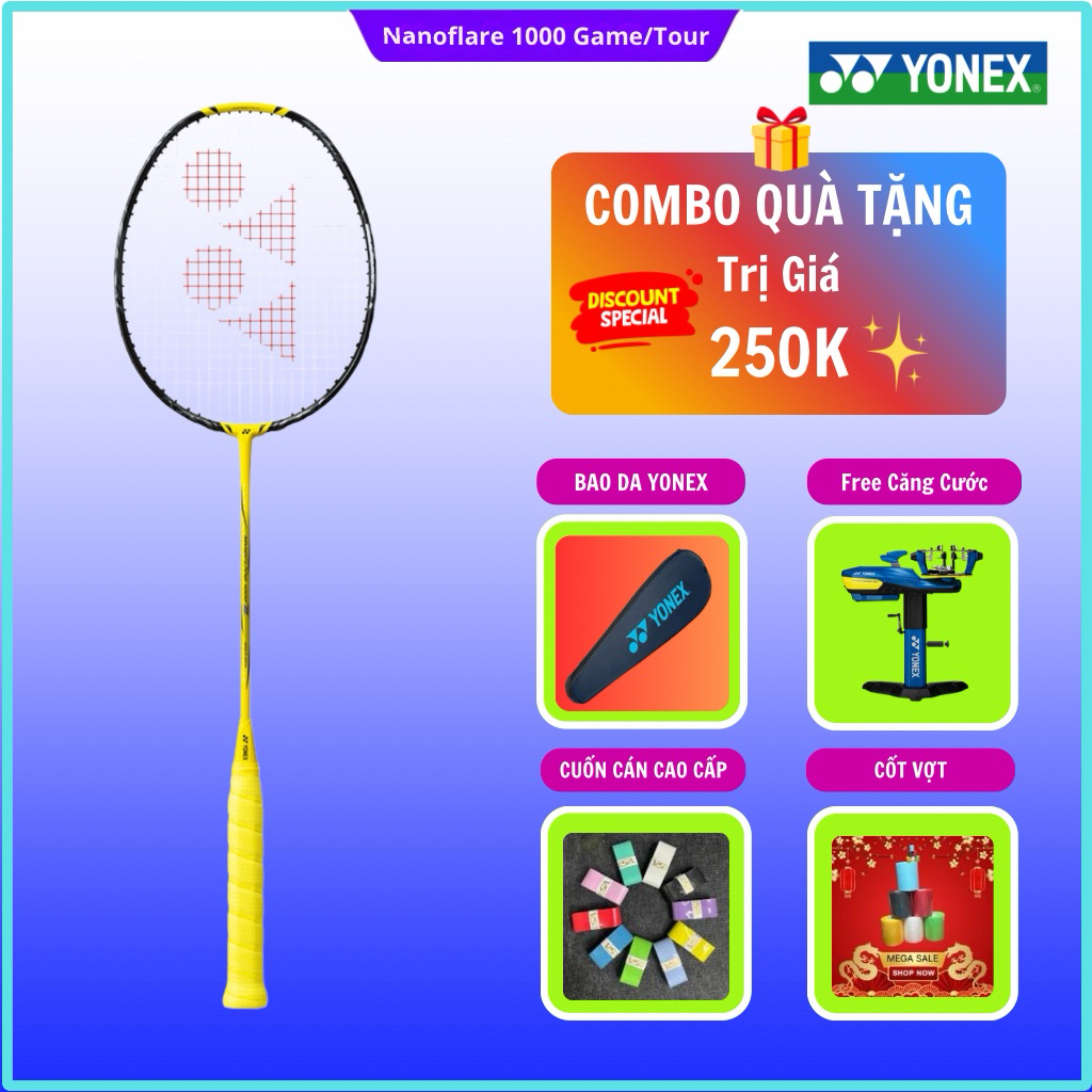 ✅【Chính Hãng】 Vợt cầu lông Yonex Nanoflare 1000z, 1000 tour, 1000 game chính hãng (Kèm phiếu bảo hàn