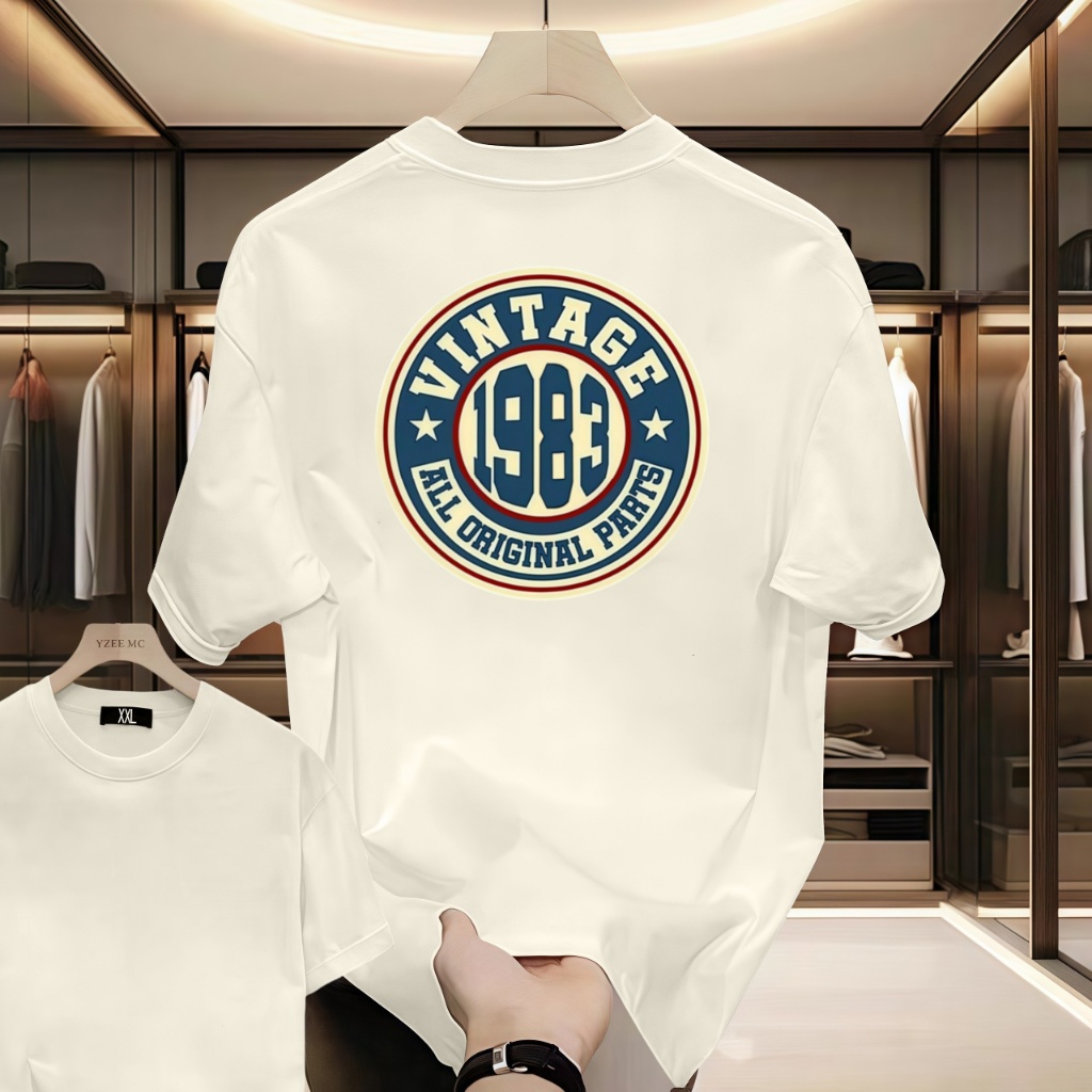 Vintage huyền thoại sinh nhật T-shirt Ay Ipinanganak Noong 1983 Casual T-shirt cho nam giới