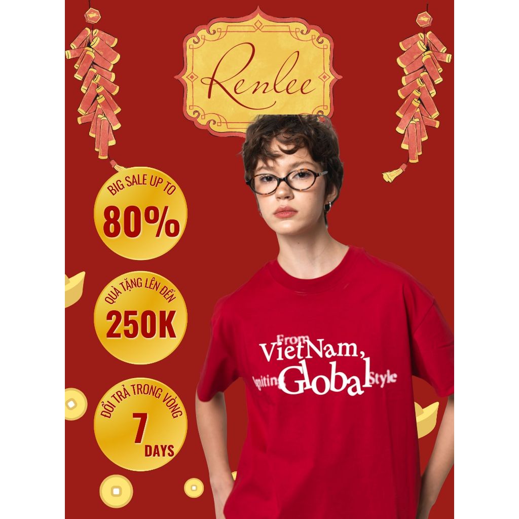 Áo Thun Vietnam& Global Renlee Boxy T-shirt