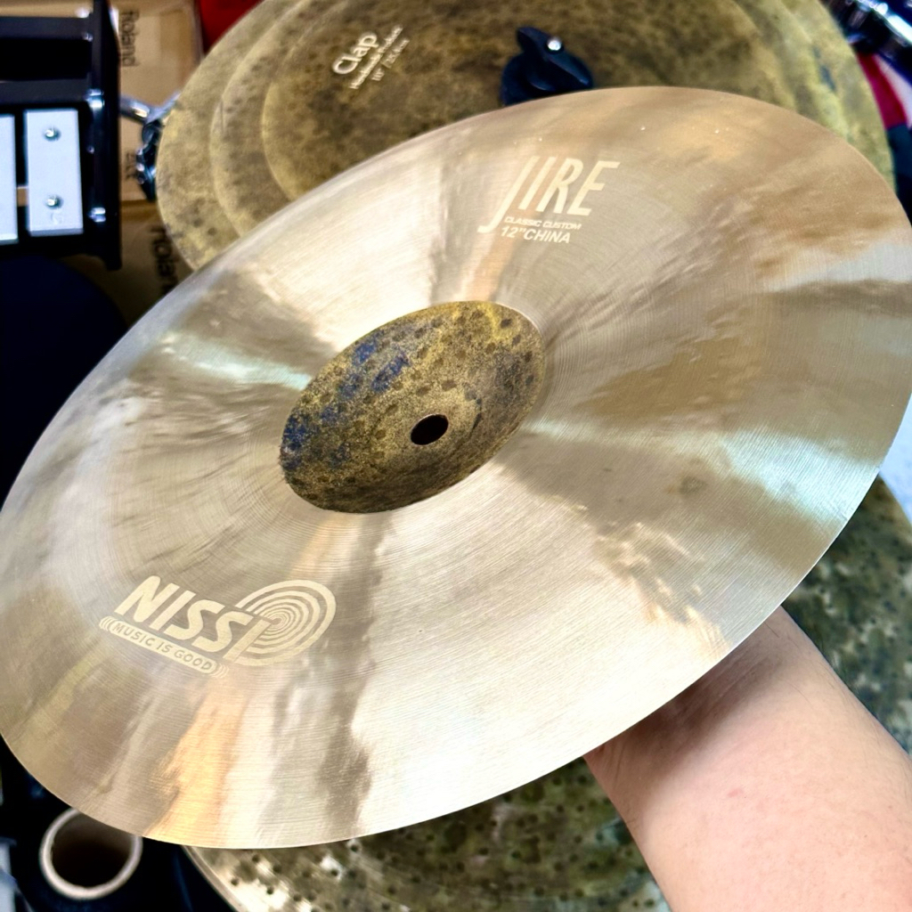Cymbal NISSI JIRE CHINA 12” - Cymbal Ngữa, đồng B20 cao cấp.