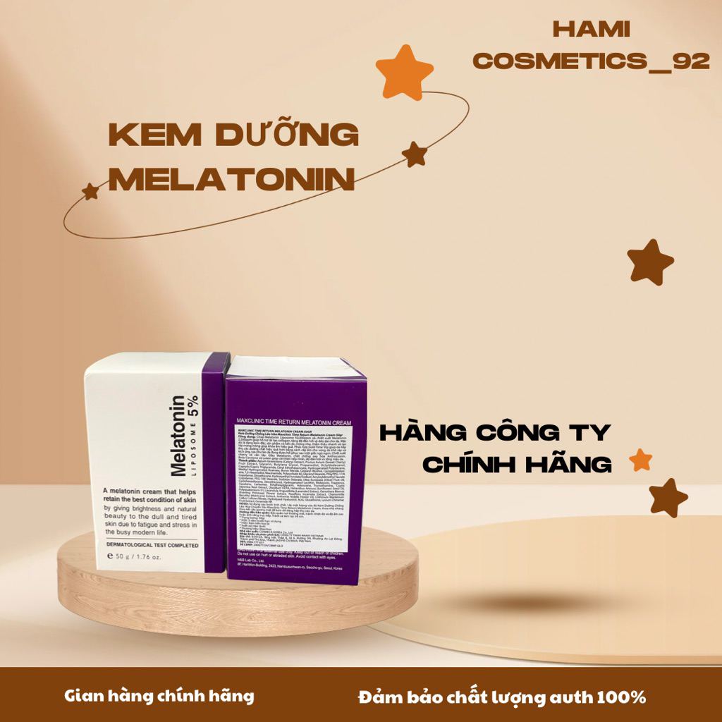 KEM DƯỠNG MELATONIN 5% ( cty )