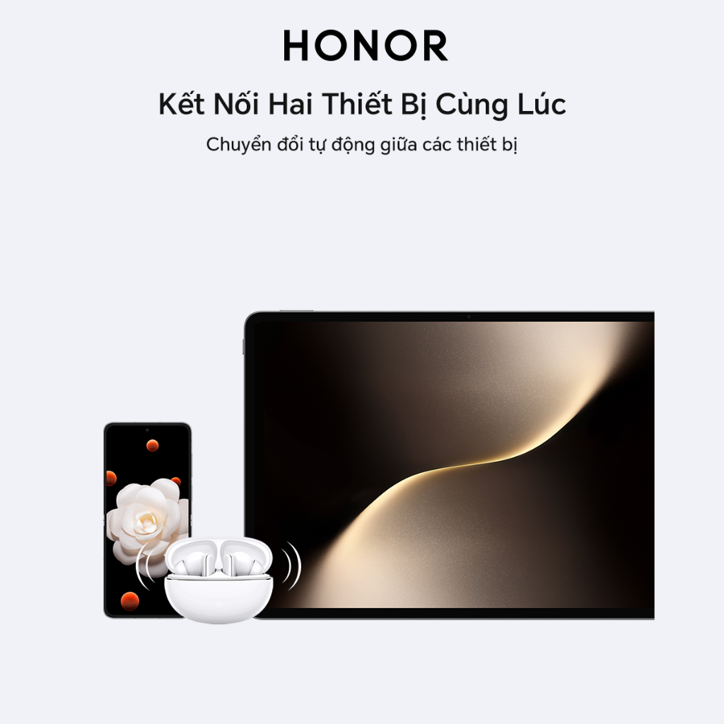 Tai Nghe Bluetooth Honor Choice Earbuds X8i | Bluetooth 6.0 | Pin 44 giờ | BH 12 tháng - Màu Trắng | BigBuy360 - bigbuy360.vn