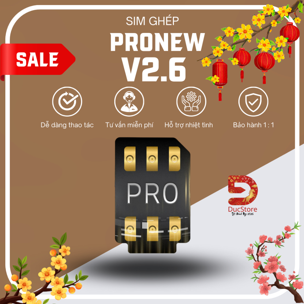 [ProNew2026] Sim ghép ProNew V2.6/V5.7 GTR giá rẻ ổn định, sóng khoẻ, fix tất cả lỗi ip lock