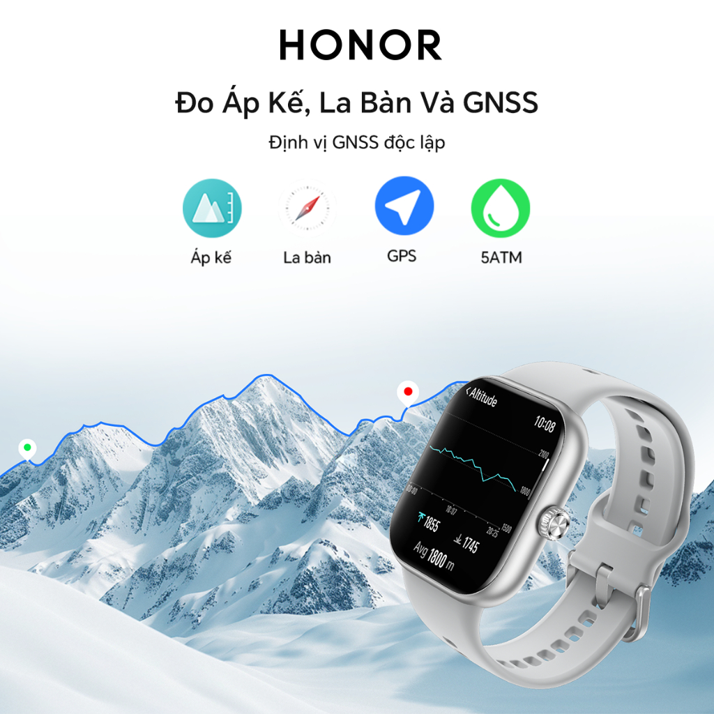 Đồng hồ thông minh Honor Choice Watch 2 Pro | Màn hình AMOLED 1.97'' | Pin đến 14 ngày | Theo dõi sức khỏe | BH 12 tháng | BigBuy360 - bigbuy360.vn
