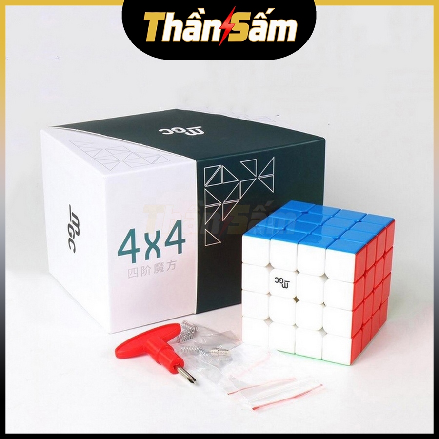 Rubik 4x4 YJ MGC 4x4 Có Nam Châm Stickerless Rubic Không Viền 4 Tầng Đồ Chơi Trí Tuệ Trẻ Em 4x4x4