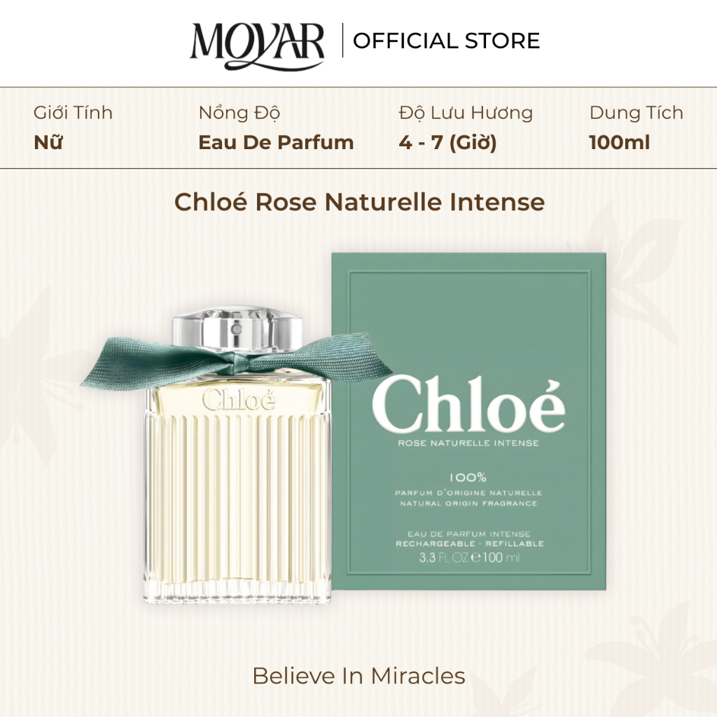 Nước Hoa Fullsize Chloe Rose Naturelle Intense | Nước Hoa Nữ | Moyar Perfume