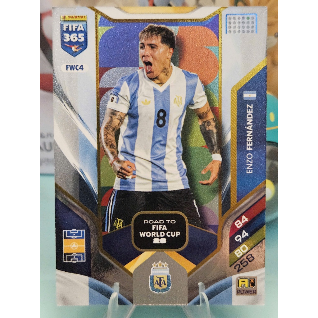 Thẻ ROAD TO WC Enzo Fernandez Panini 365 2025/2026 (Argentina) (25/26) (Bóng Đá)