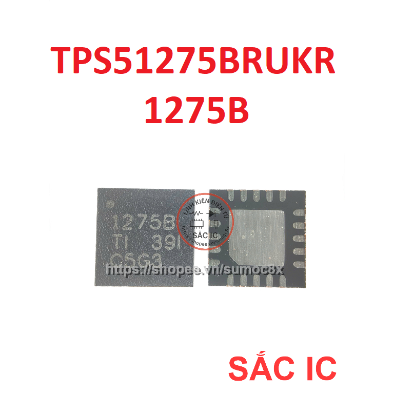 [TPS29] TPS51275BRUKR TPS51275B 51275 1275B ic nguồn trên bo mạch - Mới nguyên bản - Original NEW