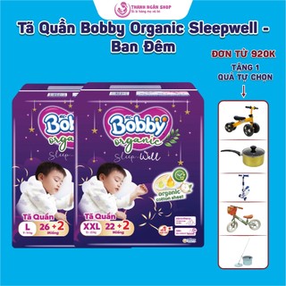 Combo 2 Bịch BOBBY ORGANIC SLEEPWELL - Tã Quần Cao Cấp - Bobby Ban Đêm Tặng Quà - Thanh Ngân Shop