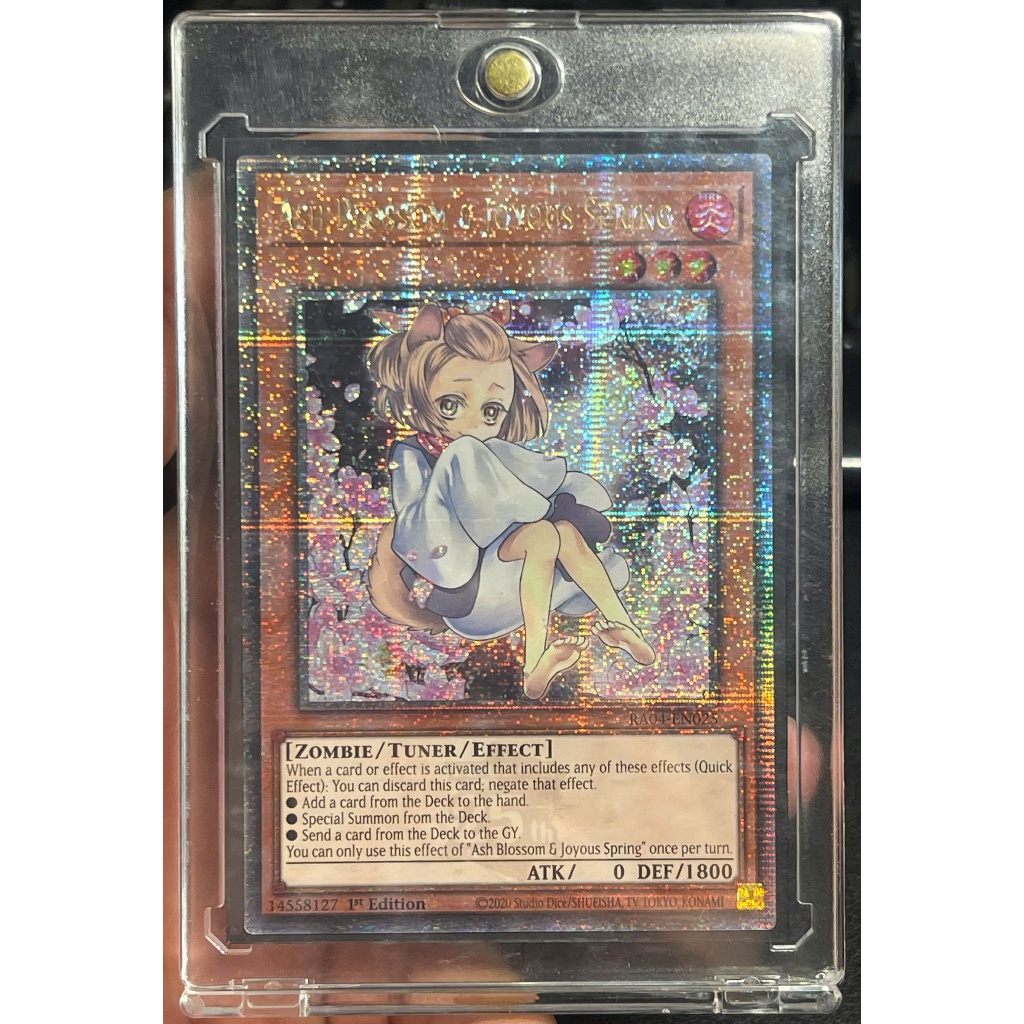 [KW2 Yugioh] [EN-UK] [Waifu] Thẻ Ash Blossom & Joyous Spring (Alternate Art) - RA04-EN025 - Quarter 
