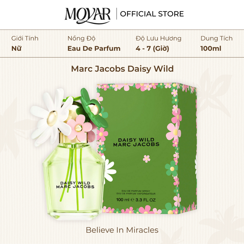 Nước Hoa Fullsize Marc Jacobs Daisy Wild | Nước Hoa Nữ | Moyar Perfume