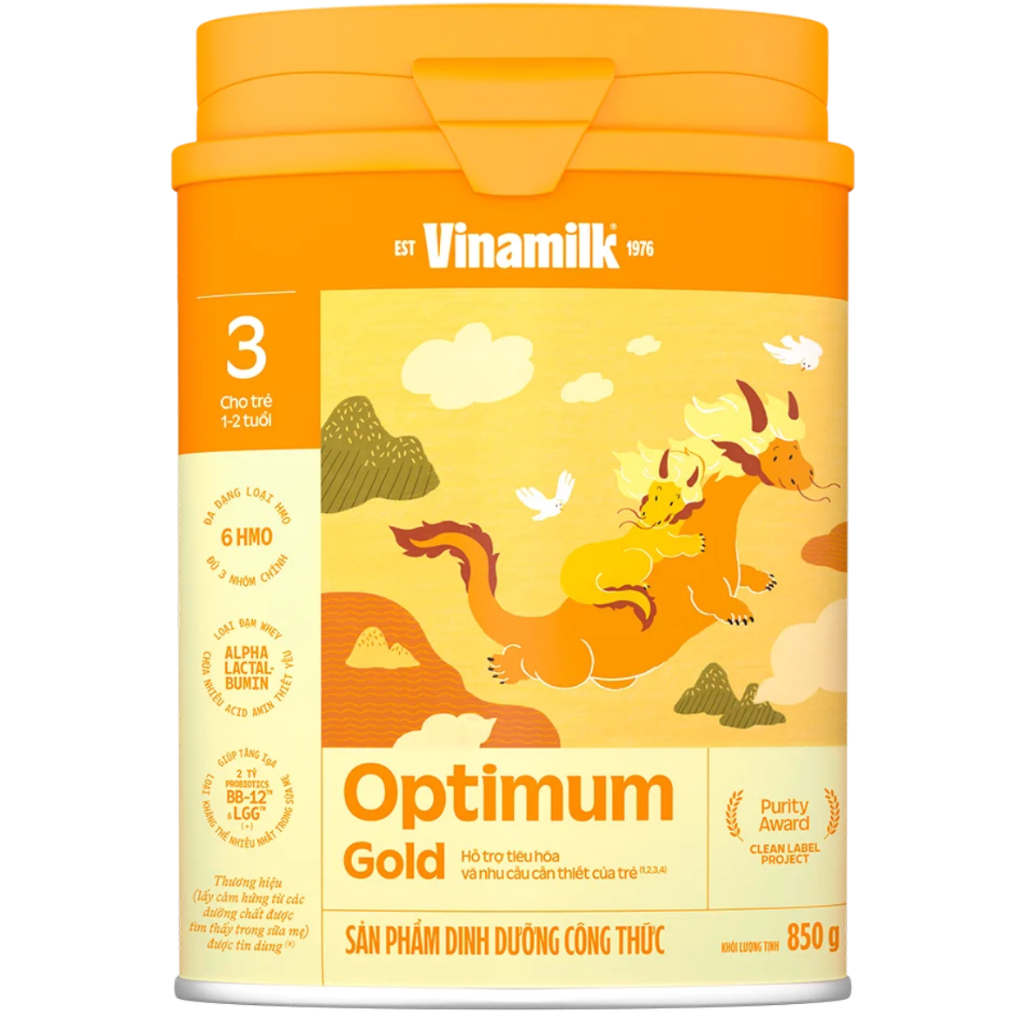 Vinamilk Optimum Gold 3 850g (1-2 tuổi)