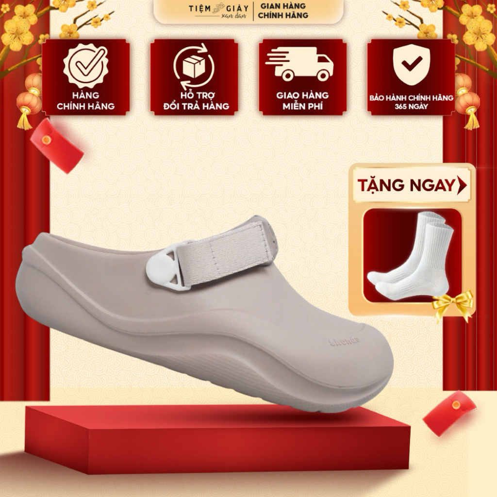 [FULL BOX] Giày Clog Nhựa Đúc Shondo Chính Hãng- Sục Suke Màu Hồng- Êm Nhẹ, Chống Trơn Đi Mưa SUK709