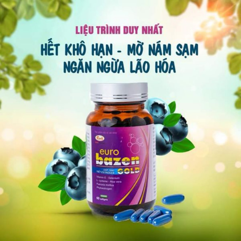 Euro bazen gold - Hỗ trợ tăng cường nội tiết tố nữ