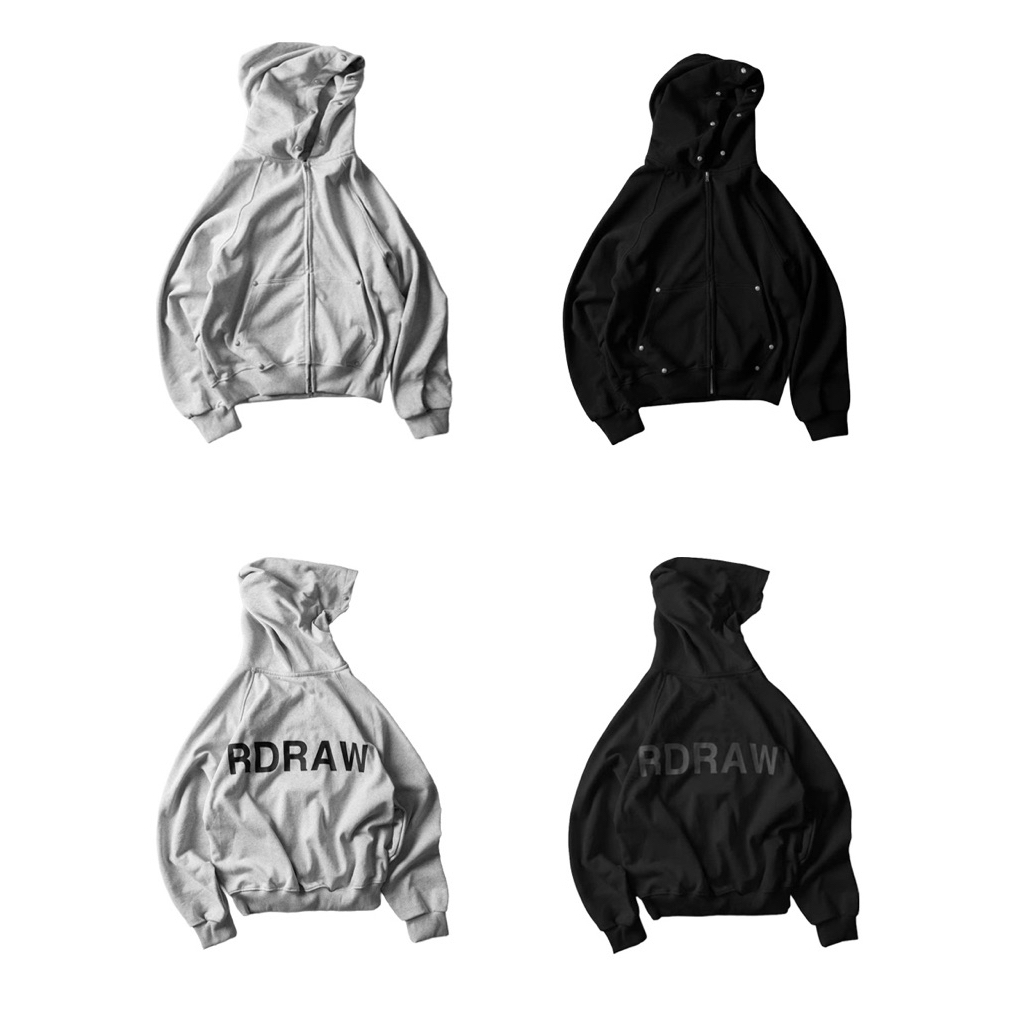 Áo Hoodie Zip Raglan Đống Logo Rivet / RDW RIVET RAGLAN ZIP HD