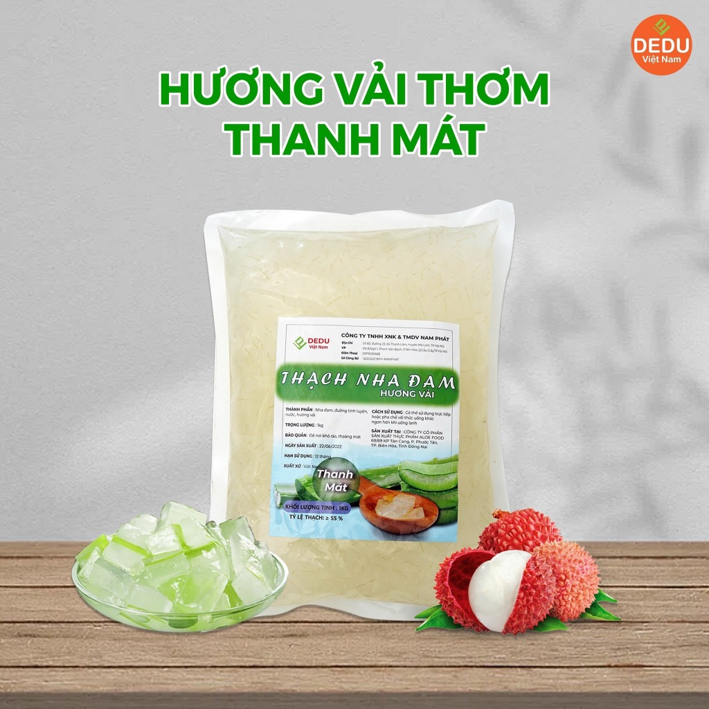 [GIÁ SỈ] Nha Đam Ruby/ Nha Đam Dedu/ Nha Đam Trendy (Nguyên thùng x 10 gói *1kg) (PVT)