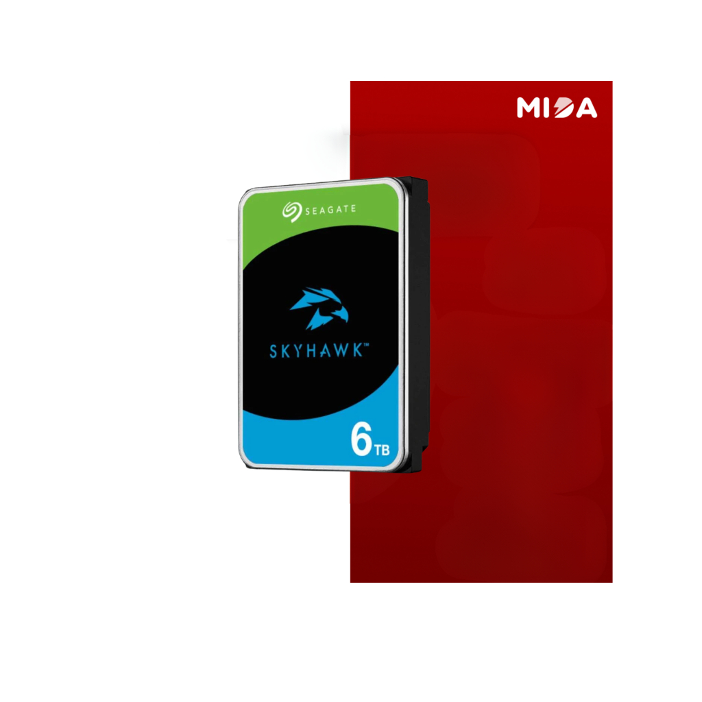 Ổ cứng HDD Seagate SkyHawk 6TB, 3.5 inch, 5400RPM, SATA, 256MB Cache (ST6000VX009)
