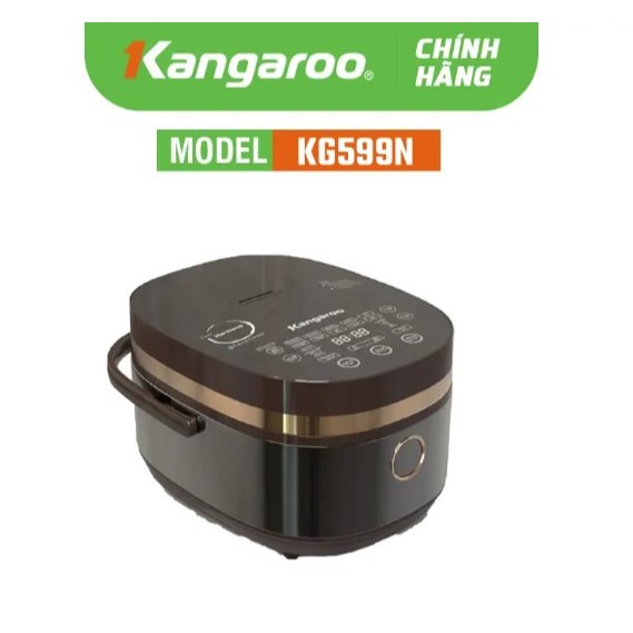 Nồi cơm cao tần Kangaroo 1.8 lít KG599N Hàng TRưng Bày Lòng nồi bằng hợp kim nhôm có 7 lớp, độ dày 2
