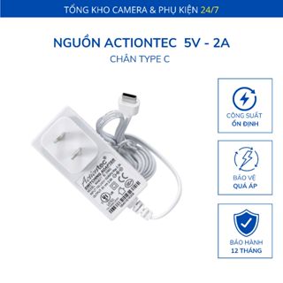 Nguồn Actiontec 5V 2A Type C cho Camera Wifi, bảo hành 12 tháng, chất lượng đảm bảo | C19