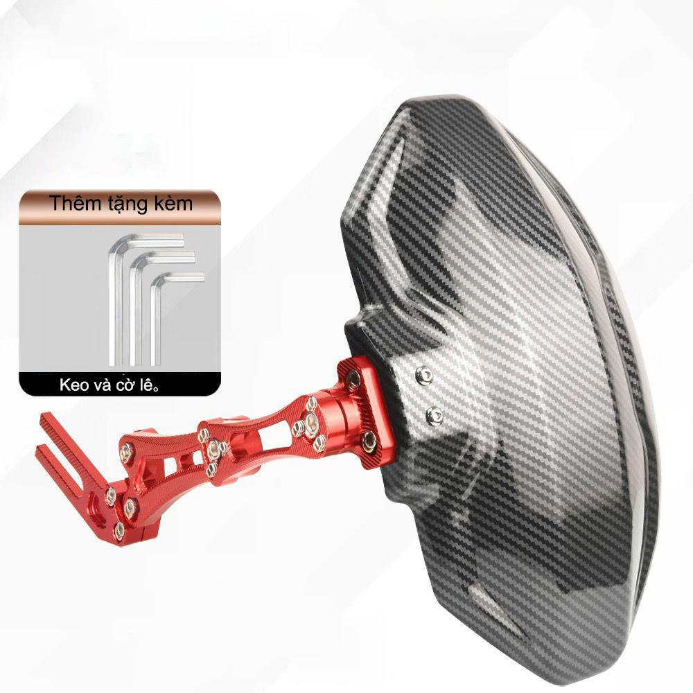 Dè chắn bùn vân carbon CNC loại xịn cho xe điện ko kèm lục giác