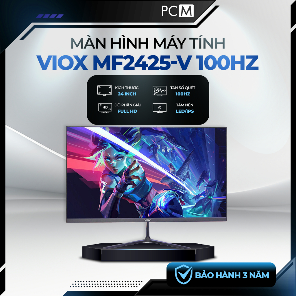 Màn Hình VIOX MF2425-V 24 Inch IPS FHD 100Hz 1ms HDMI VGA