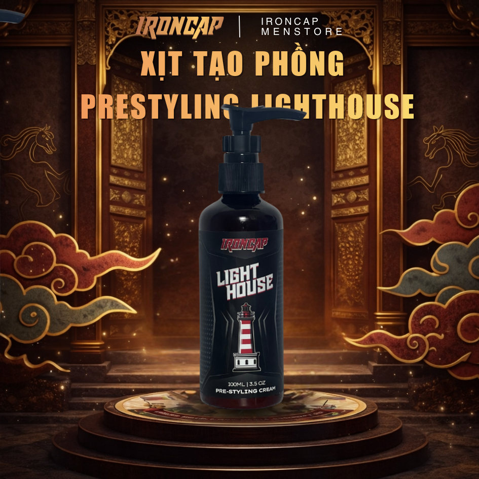 Xịt tạo phồng tóc Prestyling Lighthouse Cream 100ML - Ironcap Men Store