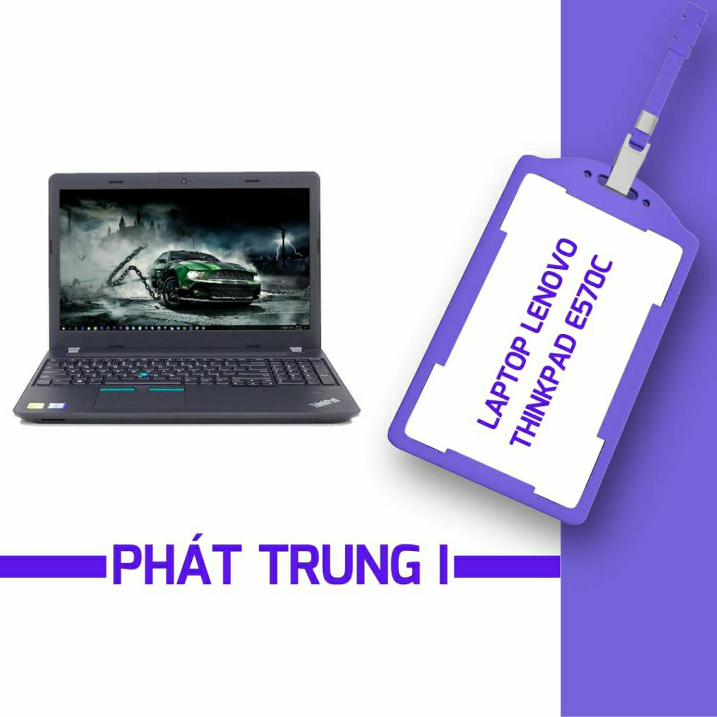 Laptop học sinh lenovo thinkpad E570C, I5-6200U, 8GB, 120GB, HD, VGA 940MX. hàng cũ bảo hành 3 tháng