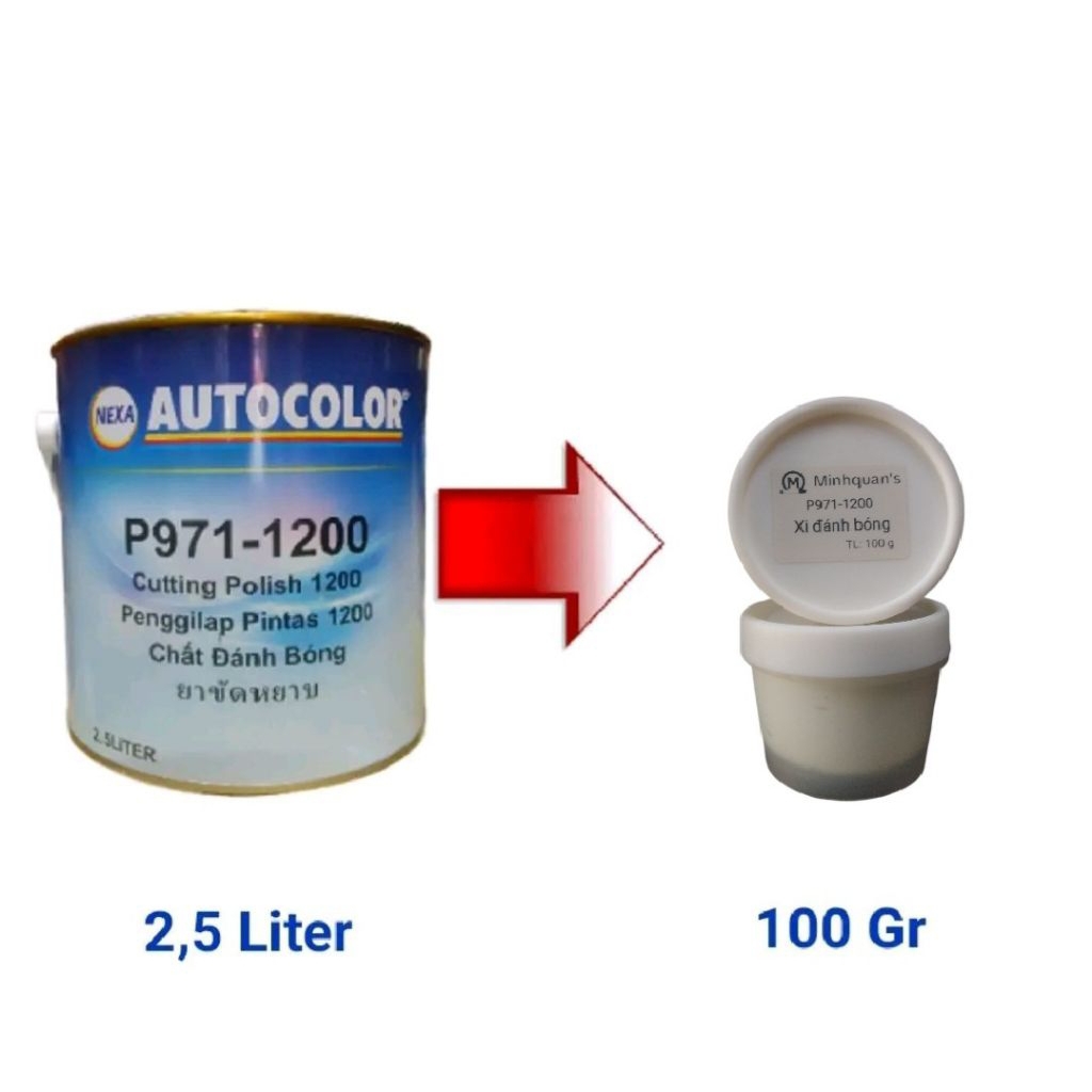 Xi đánh bóng đa năng Nexa Autocolor P971-1200 - chiếc lẻ 100 g