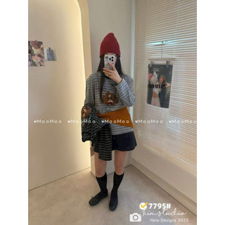 Áo pull dài tay hình cún xù style hàn quốc