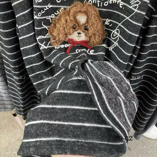 Áo pull dài tay hình cún xù style hàn quốc