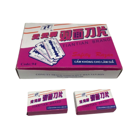 Combo 20 hộp lưỡi lam tím(tian tian brand)