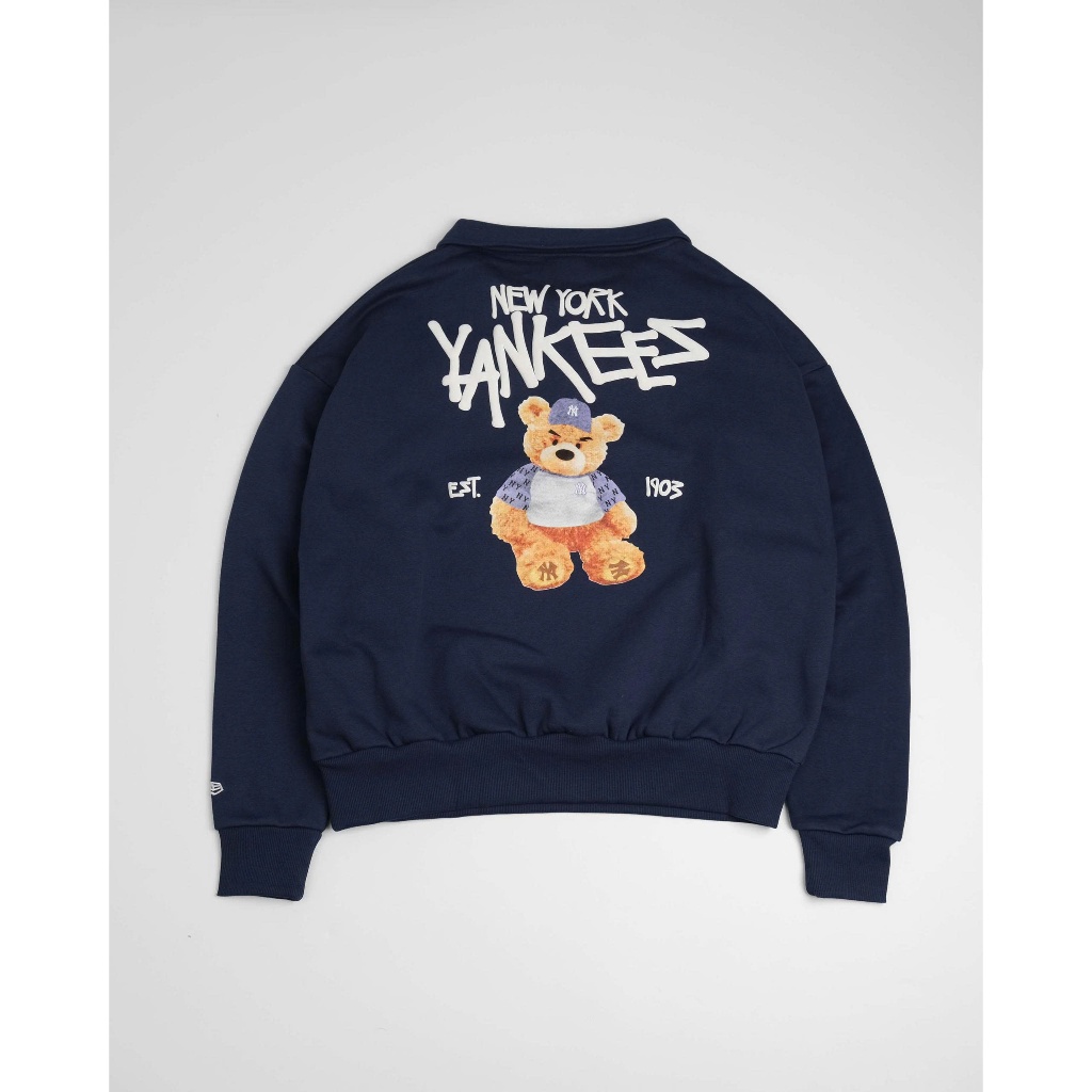 Sweater Half Zip Gấu Màu Navy CODE: 15367844 | YouFu Store