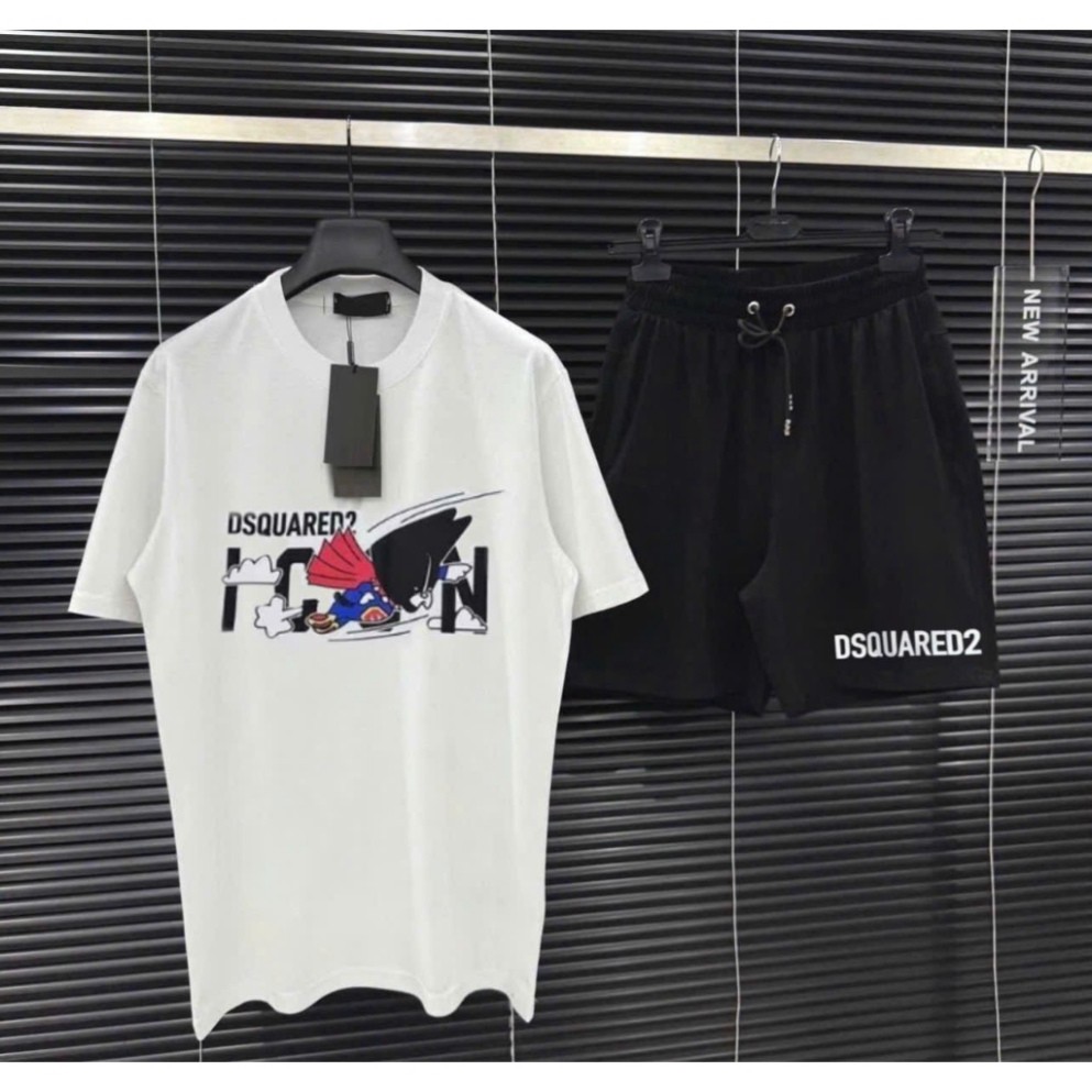 Bộ Quần Áo Hè DSQ Supermi  Hottrned Giới Trẻ 2025 Đầy Đủ tem Mác Hãng DSQ