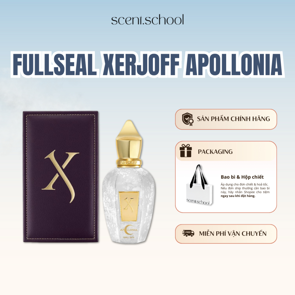 Nước hoa Fullseal Xerjoff Apollonia | Nước hoa Unisex | Scent.school Perfume