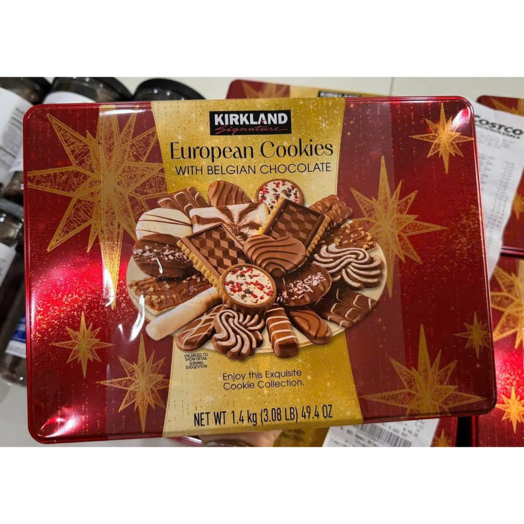 Bánh Quy Socola Kirkland European Cookies With Belgian Chocolate 1.4kg Mỹ