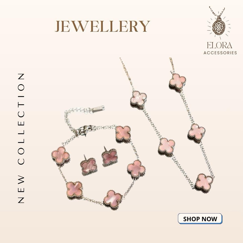 Set 3 Món Phụ Kiện Trang Sức Kèm Hộp Nhà ELORA