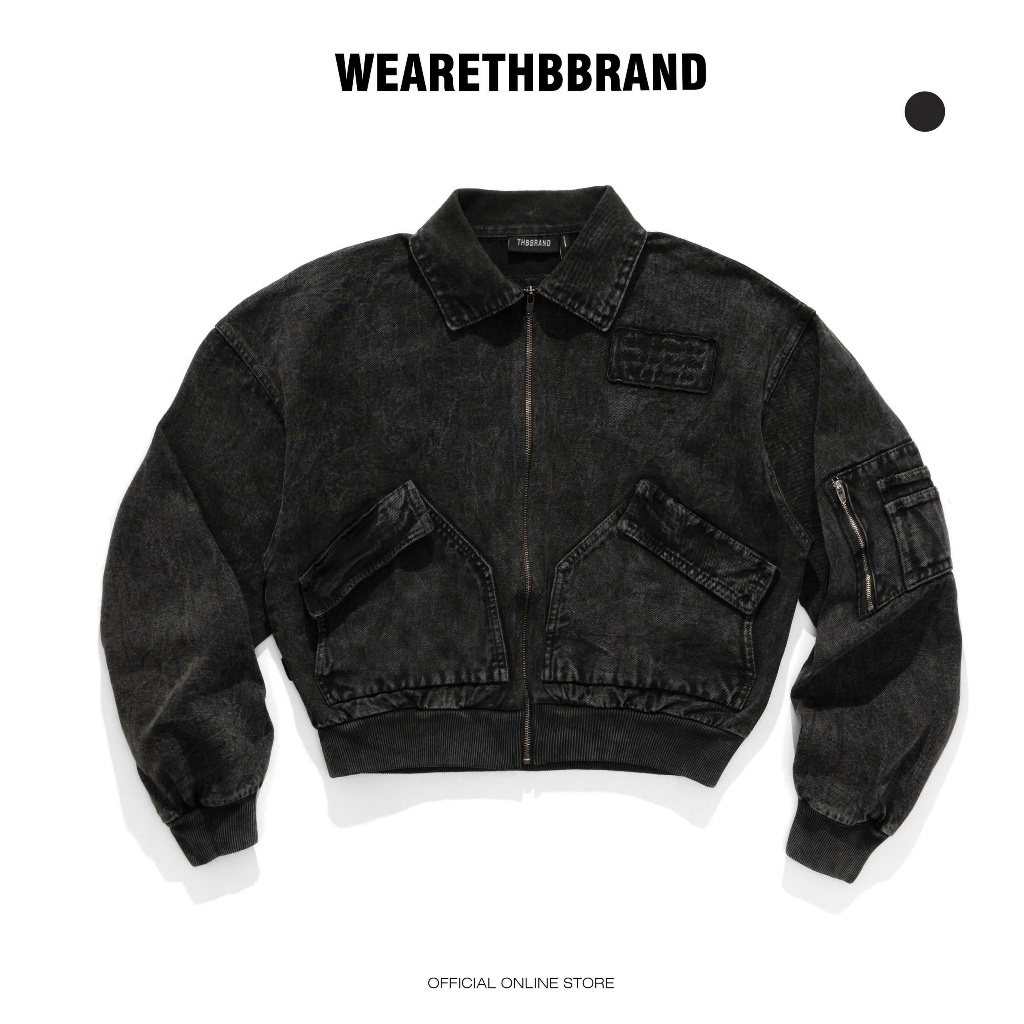 Áo khoác jacket denim “THBB JACKET DENIM WITHLOVE” - [form Boxy, đã xử lý vải] / THBBRAND