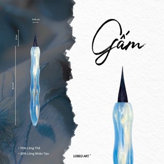 [LOBEO] Cọ vẽ thư pháp Lobeo - Gấm