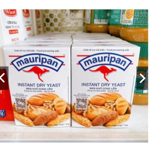 Hộp men gói nhỏ Ab Mauri/Lesaft - Men khô ngọt lạt cho gia đình: Lạt Mauri 10g/gói - Ngọt đầu bếp 11g/gói