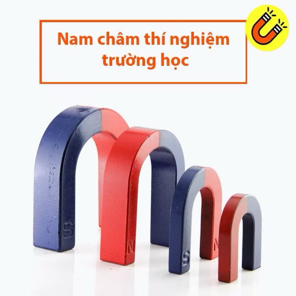 Bộ Nam Châm Chữ U 5x5 (Nam Châm Móng Ngựa) Mini – Học Tập & Thí Nghiệm