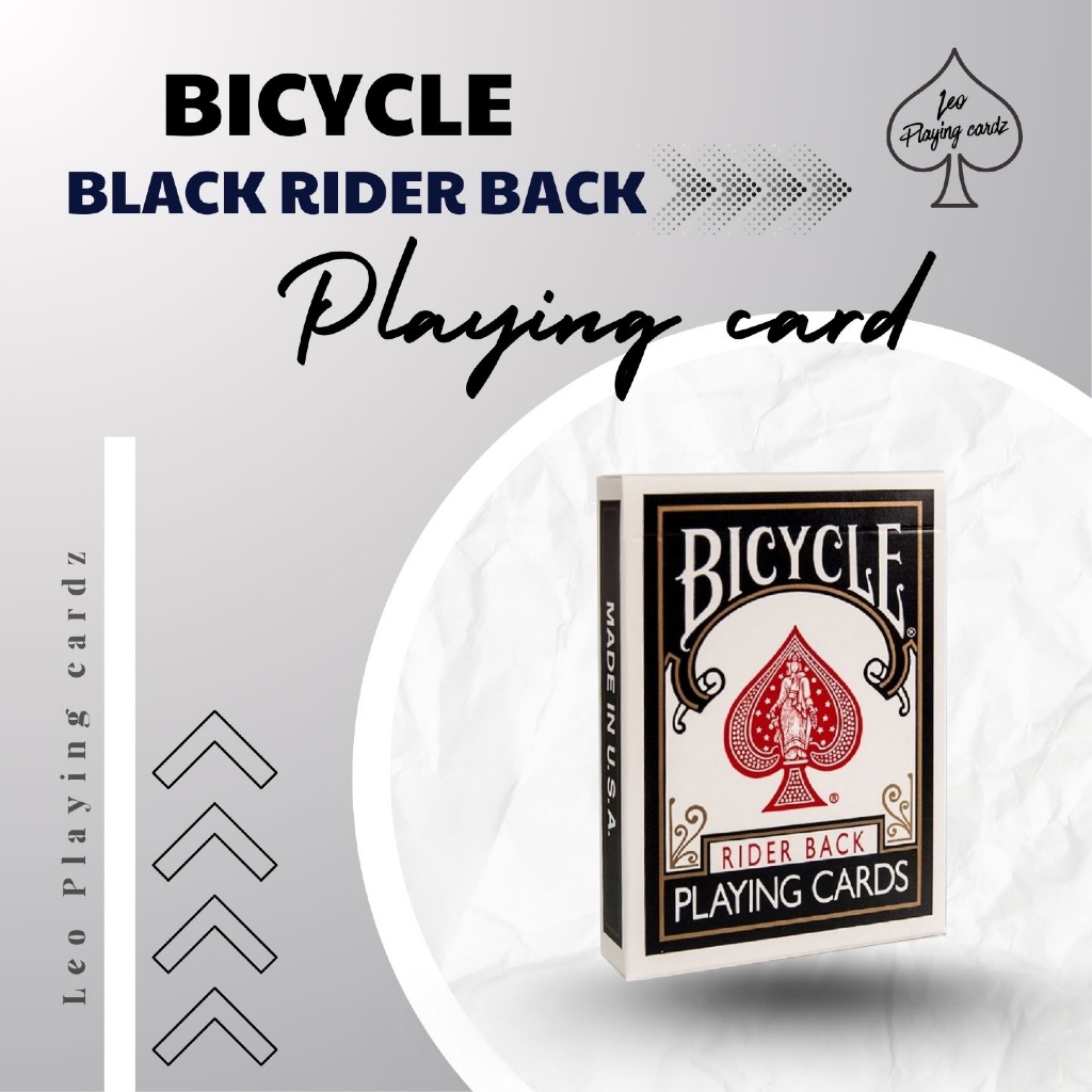 Bộ bài tây BICYCLE RIDERBACK CLASSIC BLACK playing card