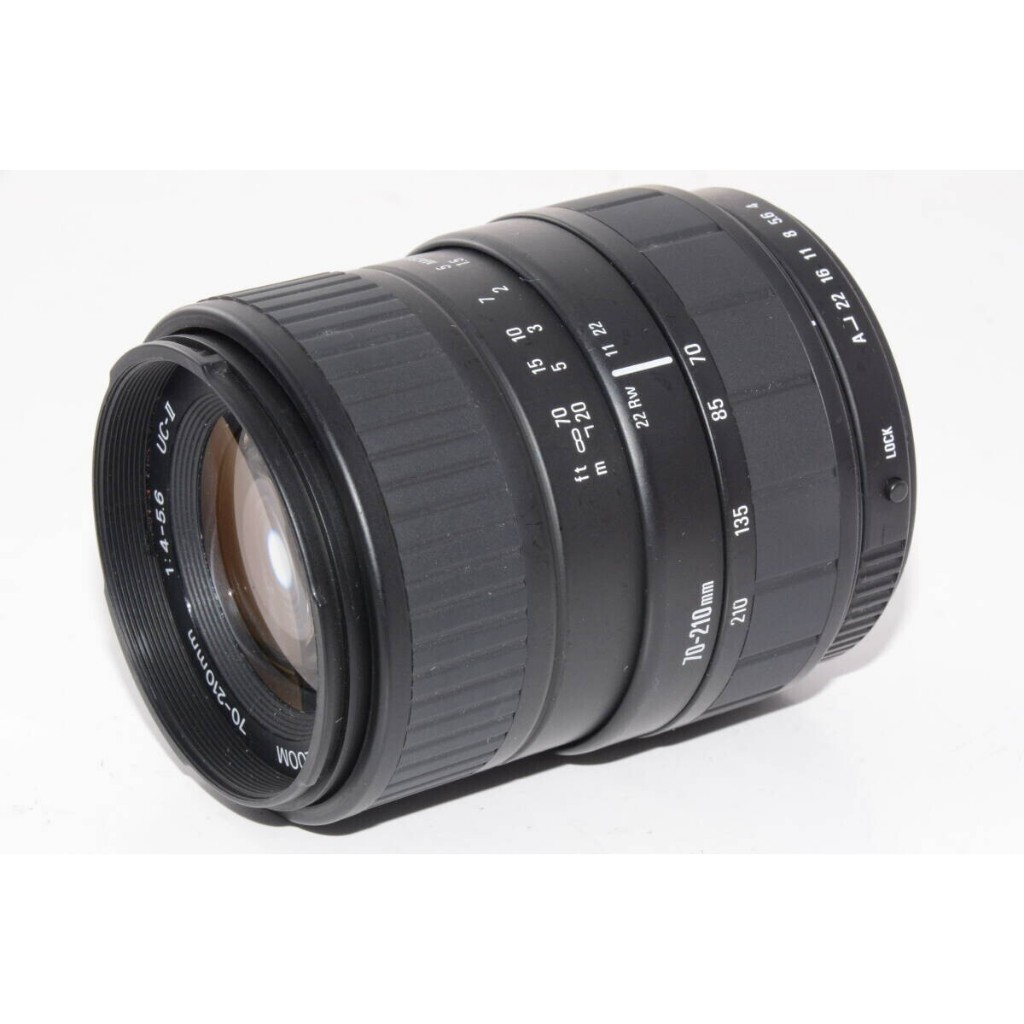 ống kính máy ảnh sigma 70-210mm for canon ef (đứt cáp khẩu - Cẩn mở hết khẩu để chụp) - Ống kính Canon EF