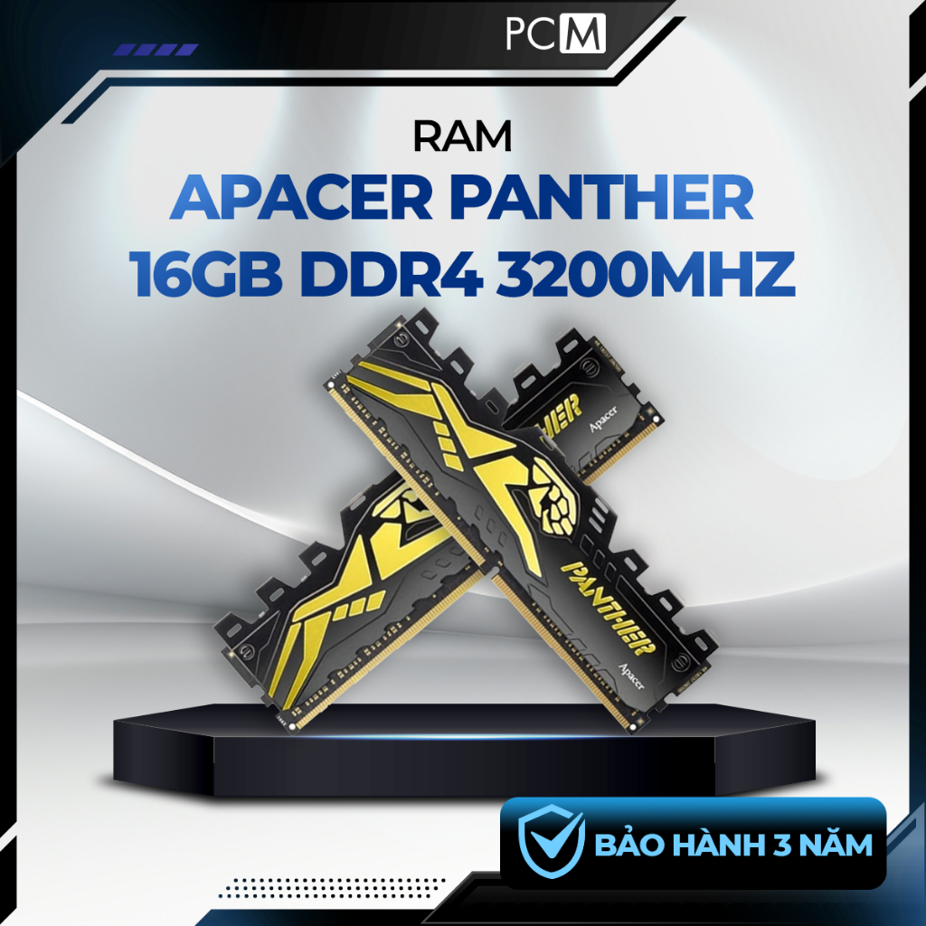 RAM Apacer Panther Golden 16GB DDR4 3200MHz (1x16GB) XMP 2.0
